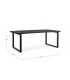 Tavolo Rettangolare HASTINGS in Legno di Mango Nero 200X100