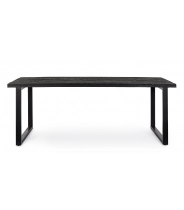Tavolo Rettangolare HASTINGS in Legno di Mango Nero 200X100