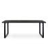 Tavolo Rettangolare HASTINGS in Legno di Mango Nero 200X100