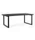 Tavolo Rettangolare HASTINGS in Legno di Mango Nero 200X100