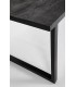 Tavolo Rettangolare HASTINGS in Legno di Mango Nero 160x90