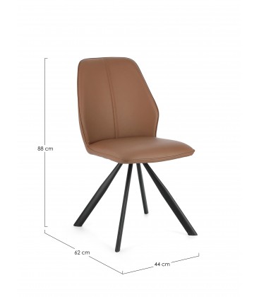 Sedia MAXWELL - Marrone