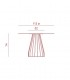 Tavolo CASTORE diametro 70 cm - Antracite