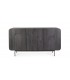 Credenza 3 Ante ORISSA in legno di mango - NERO