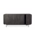 Credenza 4 Ante ORISSA in legno di mango - NERO