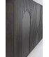 Credenza 4 Ante ORISSA in legno di mango - NERO