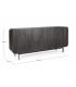 Credenza 4 Ante ORISSA in legno di mango - NERO