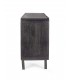 Credenza 4 Ante ORISSA in legno di mango - NERO