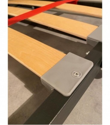 Letto Singolo a Scomparsa Kando con Divano - Bianco Frassino e Grigio