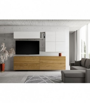 Composizione Parete Attrezzata Soggiorno Isoka A151