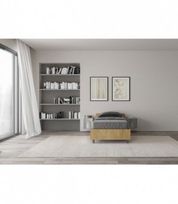 Letto singolo Nuoamo - Cemento