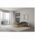 Letto singolo con rete 80x200 quercia Nuamo