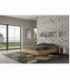 Letto matrimoniale Nuamo contenitore 160x190 - Quercia