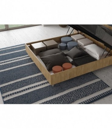 Letto matrimoniale Nuamo contenitore 160x190 - Quercia