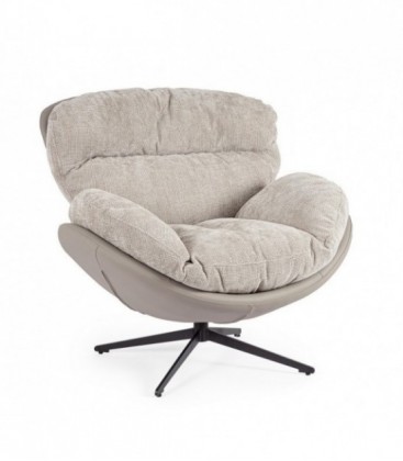 POLTRONA ADINDA GRIGIO SCURO/TORTORA