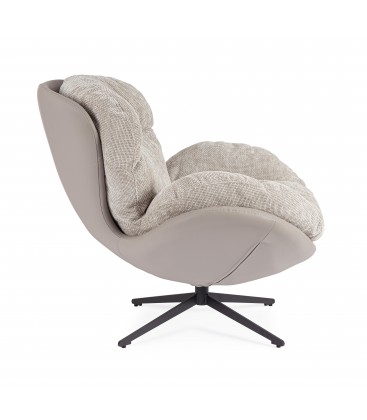 POLTRONA ADINDA GRIGIO SCURO/TORTORA