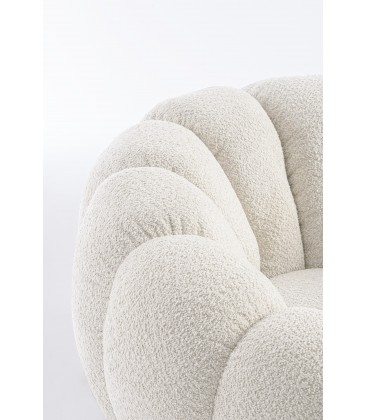 Poltrona Girevole Florel - Beige