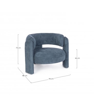Poltrona AISHA - Blu
