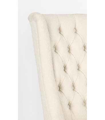Sedia COLUMBIA effetto Bouclé Beige