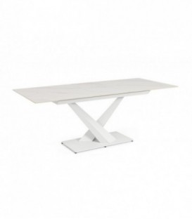TAVOLO ALL. JOHANNES 160-200X90 BIANCO