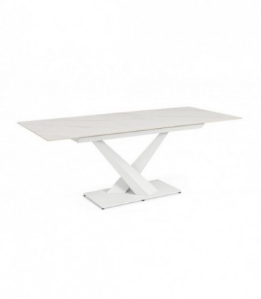 TAVOLO ALL. JOHANNES 160-200X90 BIANCO