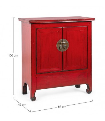 CREDENZA 2A JINAN ROSSO