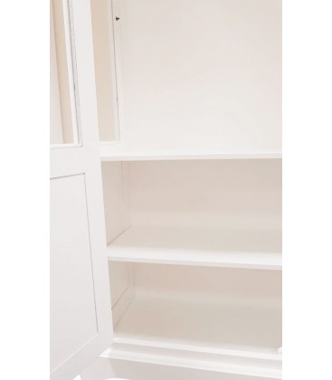 Cristalliera vetrina 2 ante piedi sagomati