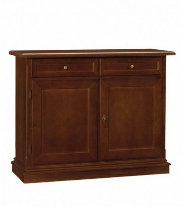 Credenza 2 Porte Base Cristalliera Martini Noce