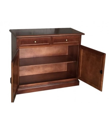 Credenza 2 Porte Base Cristalliera Martini Noce