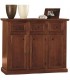 Mobiletto credenza in legno noce lucido