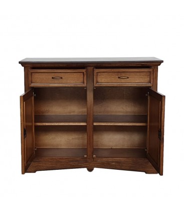 Credenza 2 Ante in legno piedi a cipolla