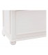 Cassapanca 100 cm in legno con piedi a cipolla Bianco Opaco