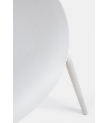 Sedia TESSA colore grigio chiaro e gambe in tinta