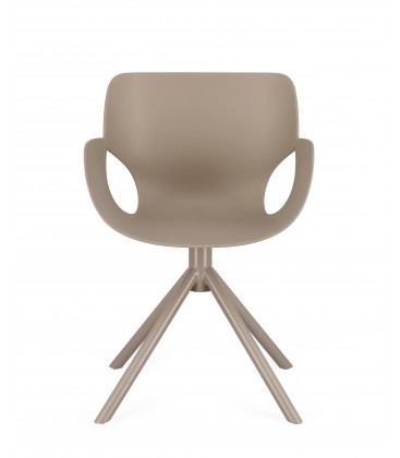 Sedia con braccioli LENNON Tortora