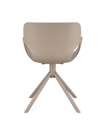 Sedia con braccioli LENNON Tortora