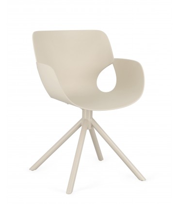 Sedia con braccioli LENNON Beige