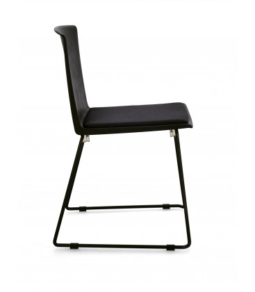 Sedia GIULIA seduta imbottita colore Nero