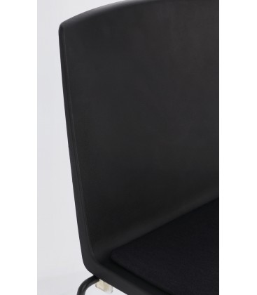 Sedia GIULIA seduta imbottita colore Nero