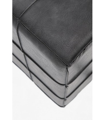 Pouf LARISA in similpelle Marrone