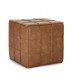 Set 2 Pouf contenitore con Vassoio Rimovibile SASHA - Senape