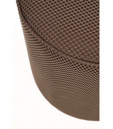 Pouf OLESYA in tessuto marrone