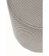 Pouf OLESYA in tessuto grigio chiaro