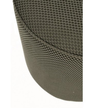 Pouf OLESYA in tessuto verde scuro
