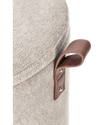 Set 2 pouf contenitore KATIA beige