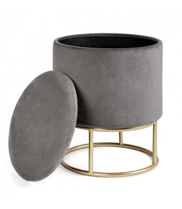 Sgabello Contenitore POLINA TO Grigio