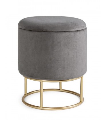 Sgabello Contenitore POLINA TO Grigio