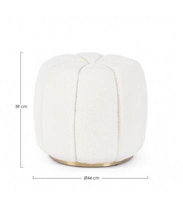 Pouf KAROLINA TO Bianco