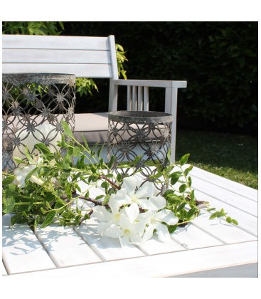 Salotto da esterno BALI Bianco