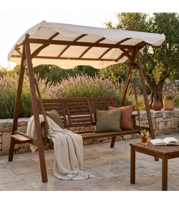 Porta tv in legno 2 vani a giorno