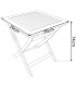 Tavolino da giardino Pieghevole 70 X 70